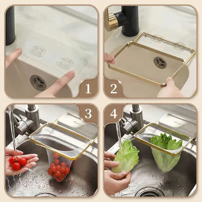 Katlanabilir Lavabo Çöp Filtresi