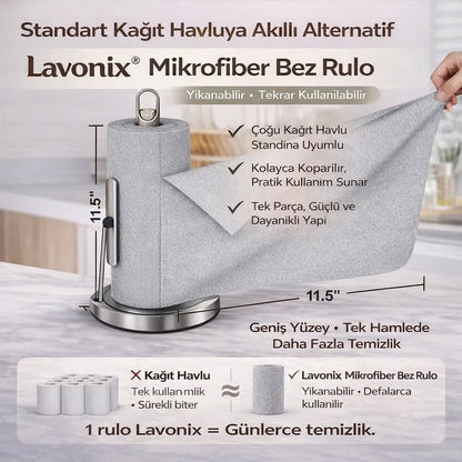Lavonix™ Mikro Fiber Rulo Havlu