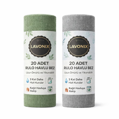 Lavonix™ Mikro Fiber Rulo Havlu