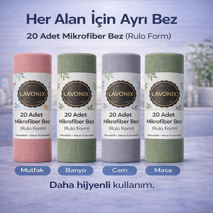 Lavonix™ Mikro Fiber Rulo Havlu